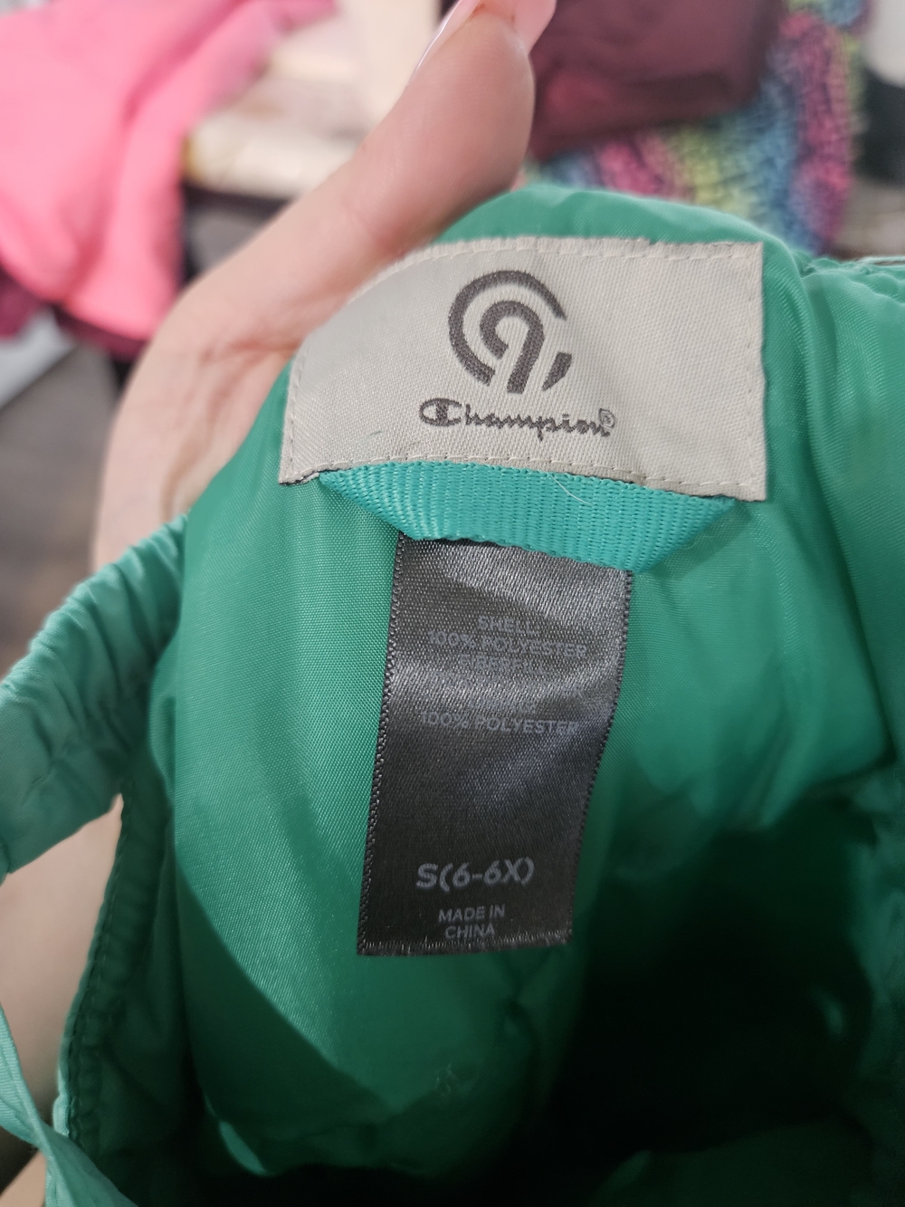 Champion Teal Green Snow Bib